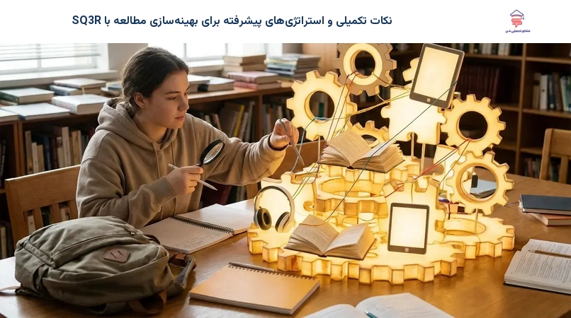 نکات تکمیلی و استراتژی‌های پیشرفته برای بهینه‌سازی مطالعه با SQ3R