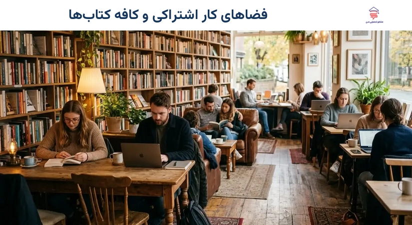 فضاهای کار اشتراکی و کافه کتاب‌ها